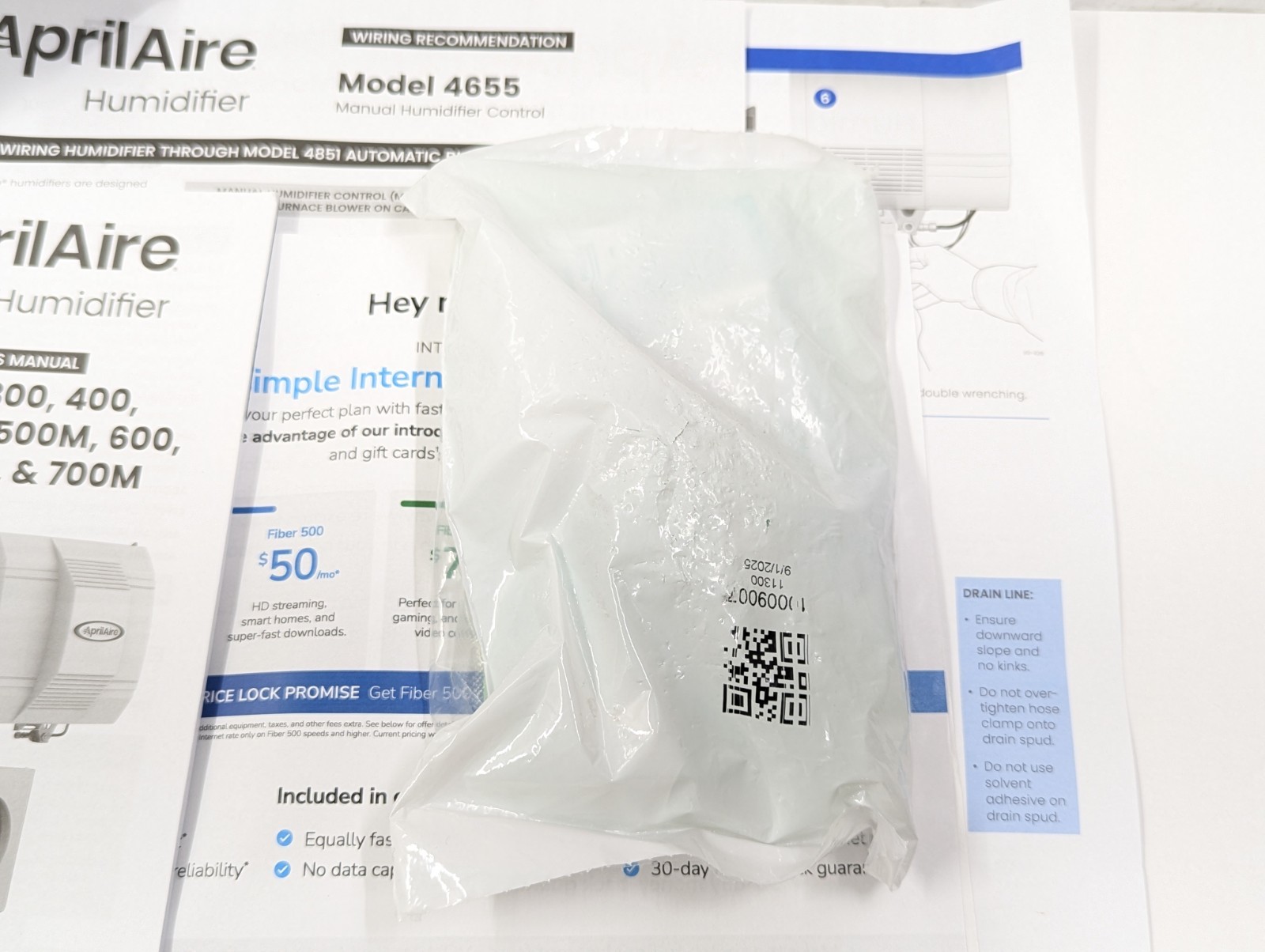 AprilAire 700M Whole-House Humidifier Manual Fan Powered Untested Unsure If Work