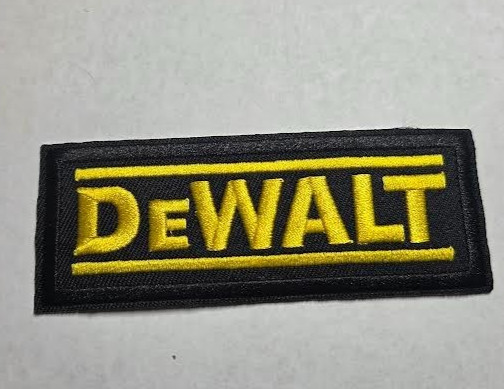DeWalt logo (iron or sew on embroidered patch)