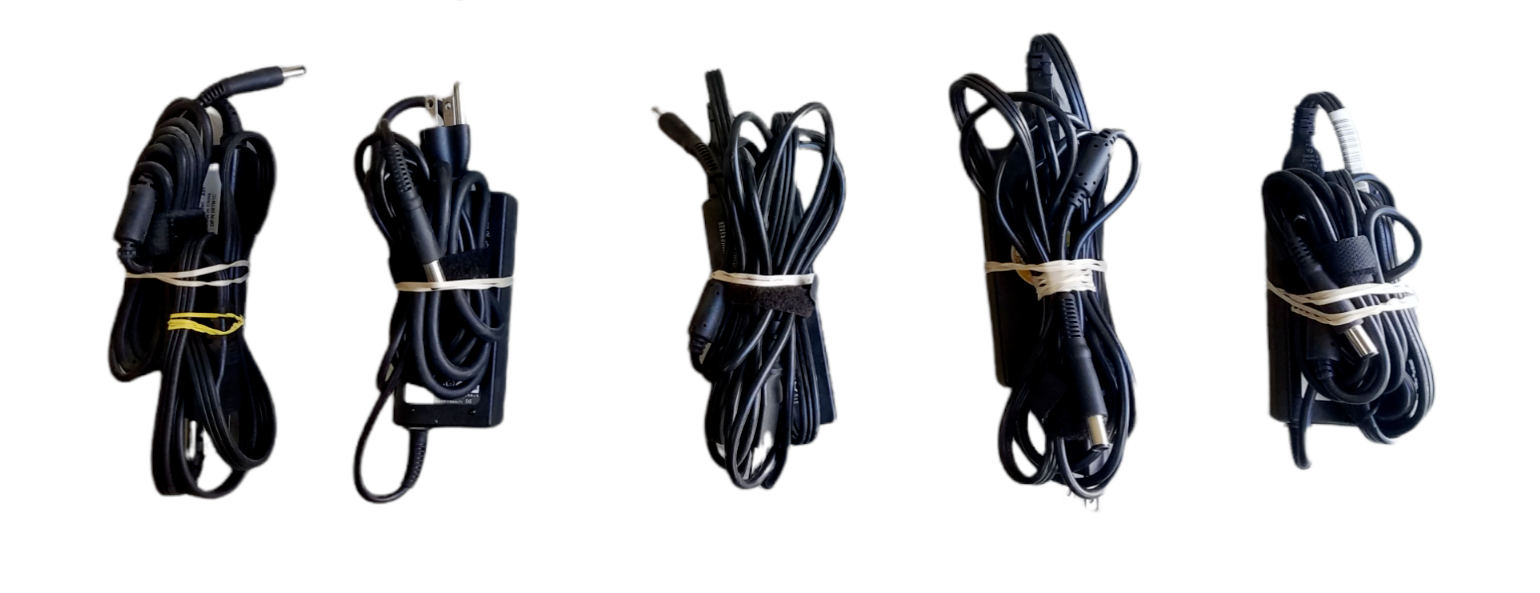 LOT OF 5 !! DELL 65W PA-12 4.5mm AC Adapter Charger LA65NS2-01 6TM1C "small tip"