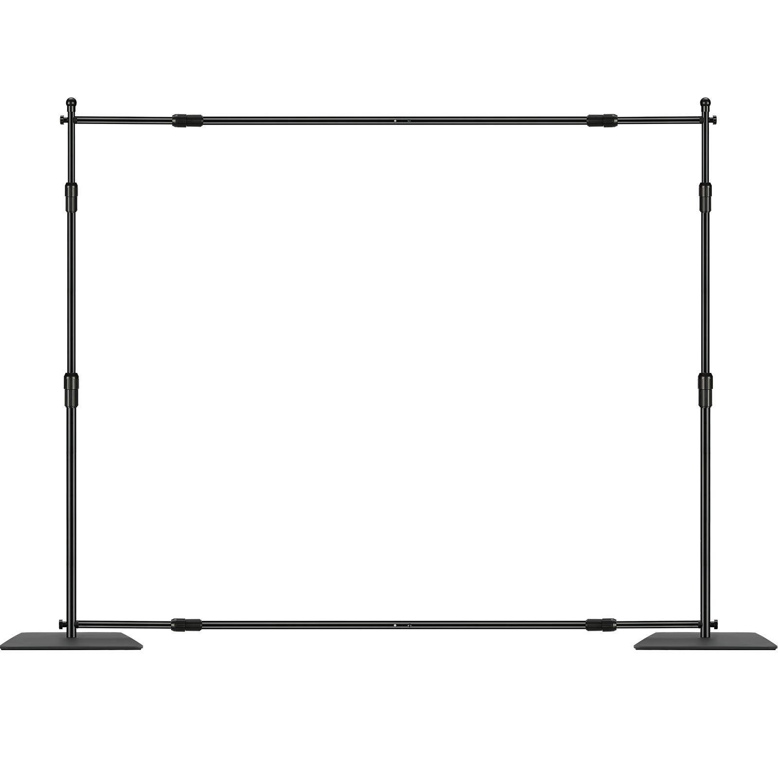 VEVOR Pipe and Drape Kit Heavy Duty Backdrop Stand Carbon Steel Base 10x10 ft