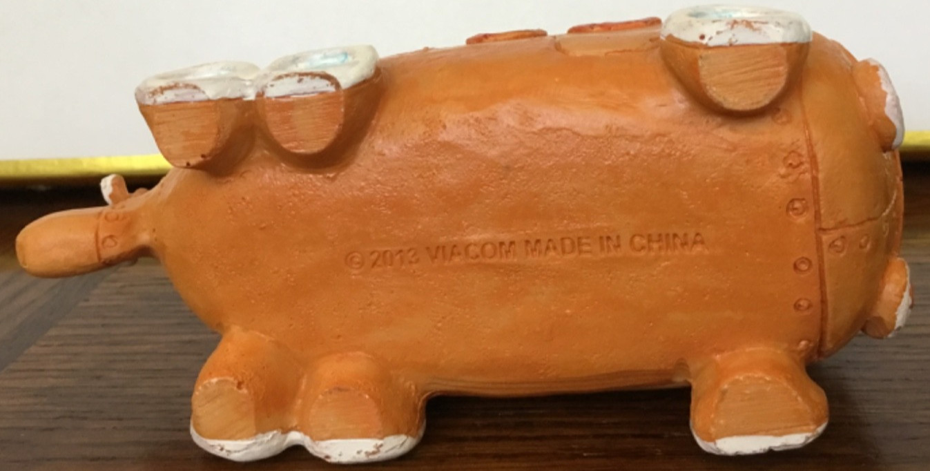 SpongeBob SquarePants Resin Bikini Bottom Bus for Aquarium Fish Tanks Orange