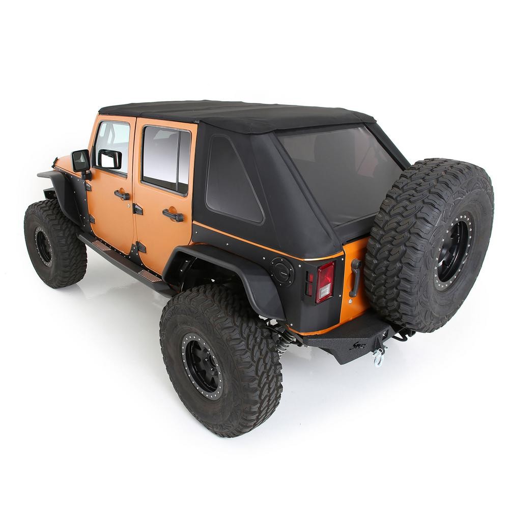Smittybilt 9087135K Bowless Premium Combo Top Kit with Tinted Windows For Jeep
