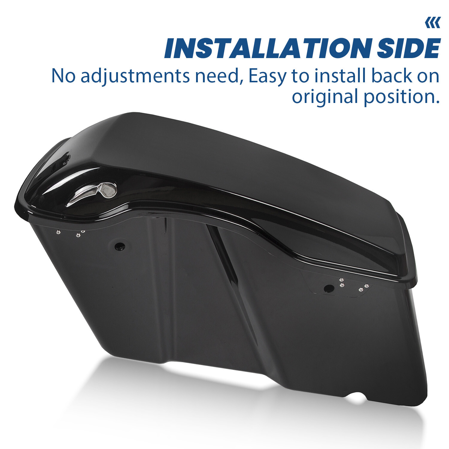 Hard Saddle Bags W/Latch For Harley Touring Road King Street Electra Glide 93-13