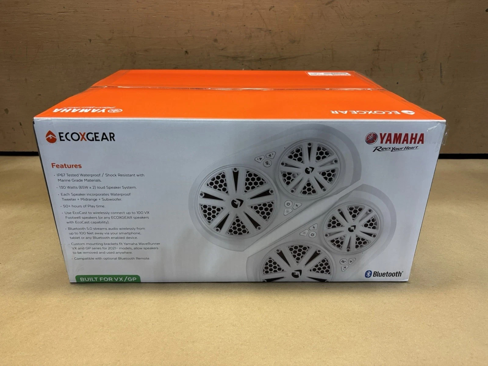 Yamaha 2021-2025 VX / GP Footwell Speakers EcoxGear Bluetooth Audio GP1800