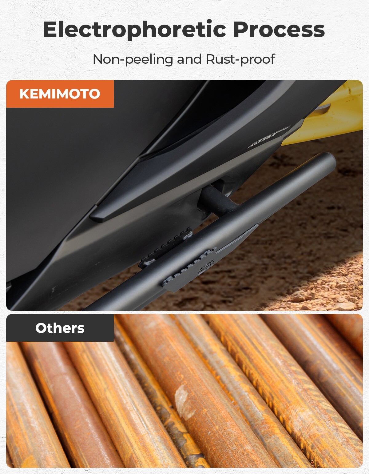 715007170 UTV Nerf Bars Rock Sliders Rocker Guards for Can Am Maverick R 2024+