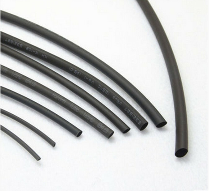 2M/6ft Heat Shrink Tubing Tube Black 1mm 1.5mm 2mm 3mm 4mm 5mm 8mm 10mm-60mm 2:1