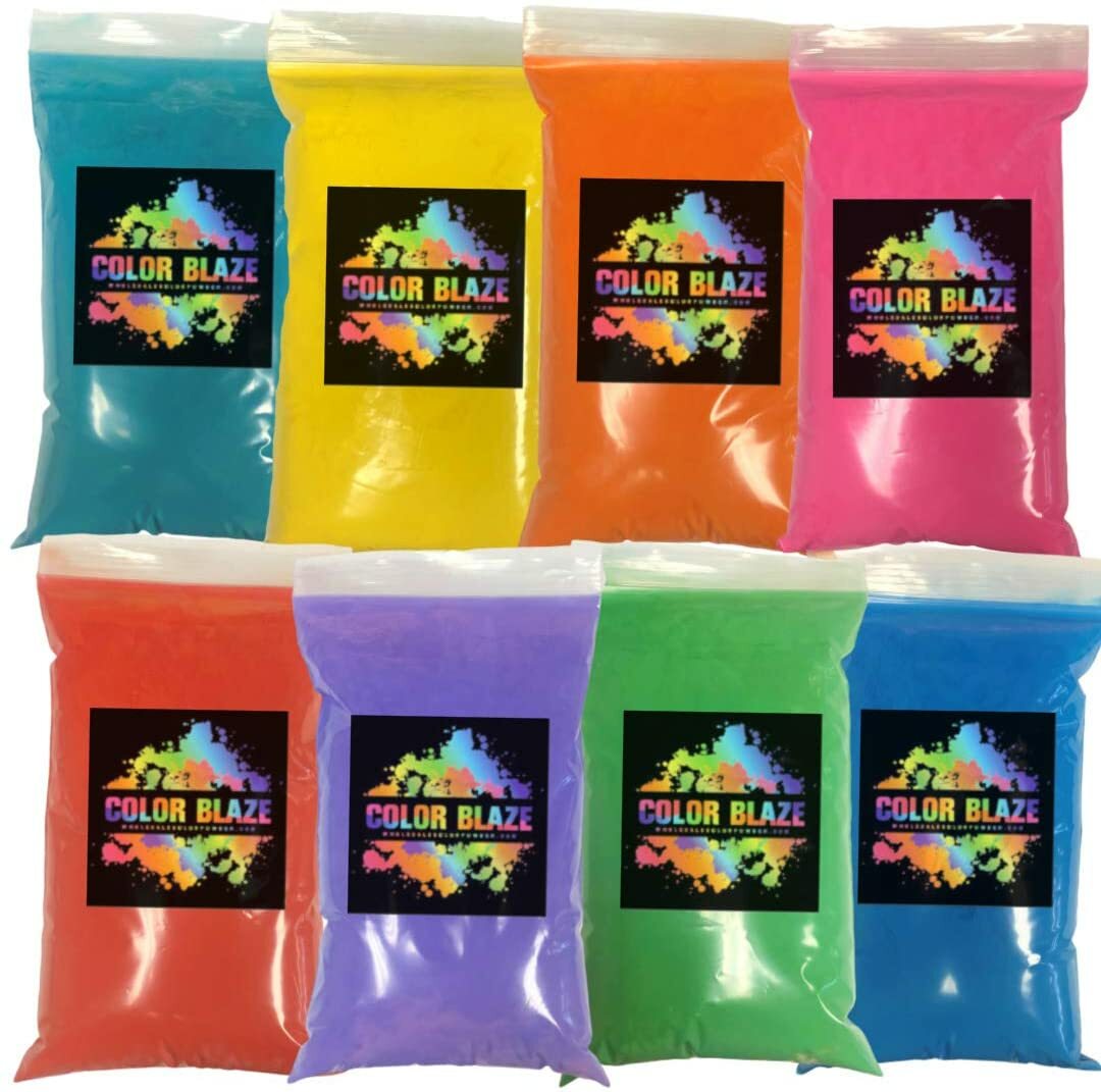 1 Pound Bags - 8 lbsTotal Backyard Color Fun Powder Perfect for Color Wars, Runs