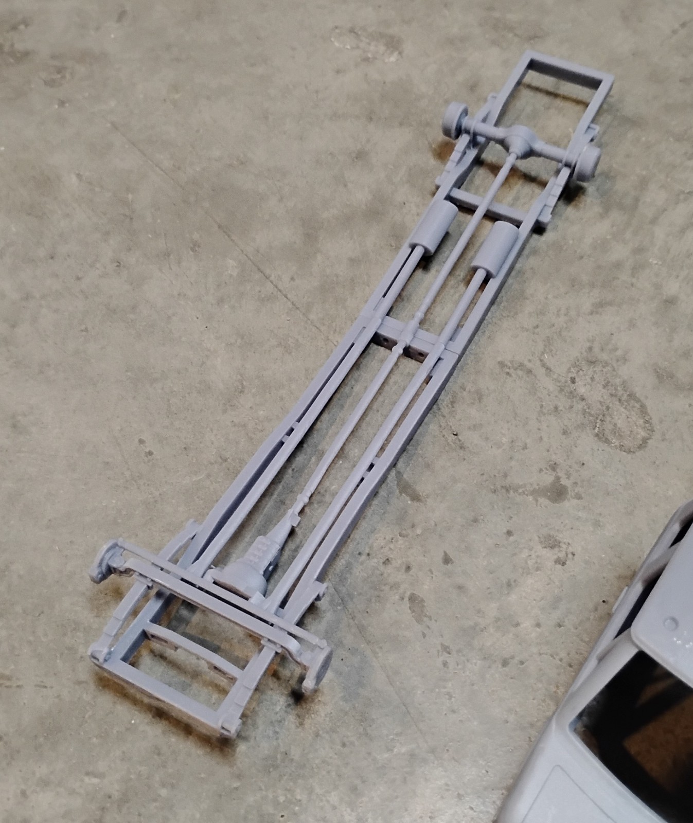 3d Printed 1/25 70's-80's Chevy Custom Van Chassis Cab Dually