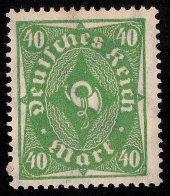 1922–1923 German Deutsches Reich Posthorns lot Michel 224-232 Scott 185-193 Mint