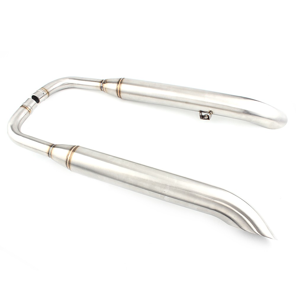 Muffler Exhaust Pipe Stainless Steel For Triumph Bonnieville Bobber T100 T1200