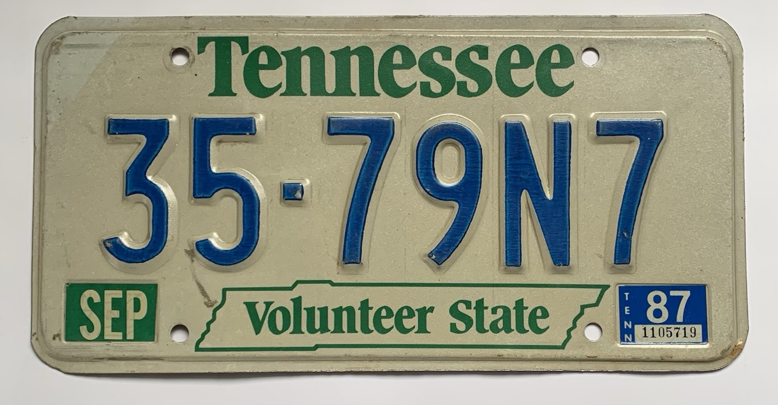 Vintage 1980's 1990's Tennessee Volunteer State License Plate *Pick One*
