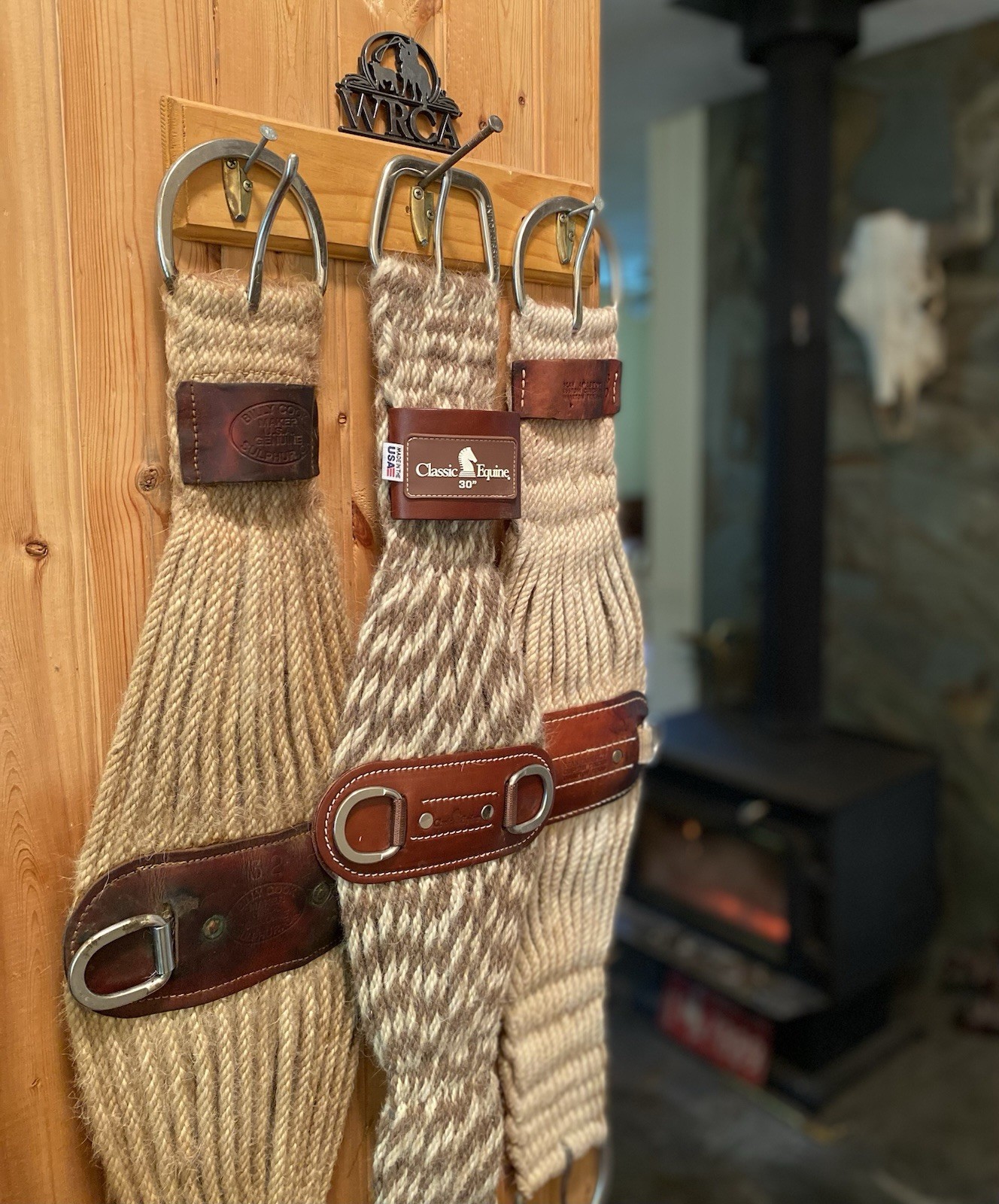 Lot of 3 Western Cinches Classic Equine Mohair-Alpaca 30” Billy Cook 32” and 30”