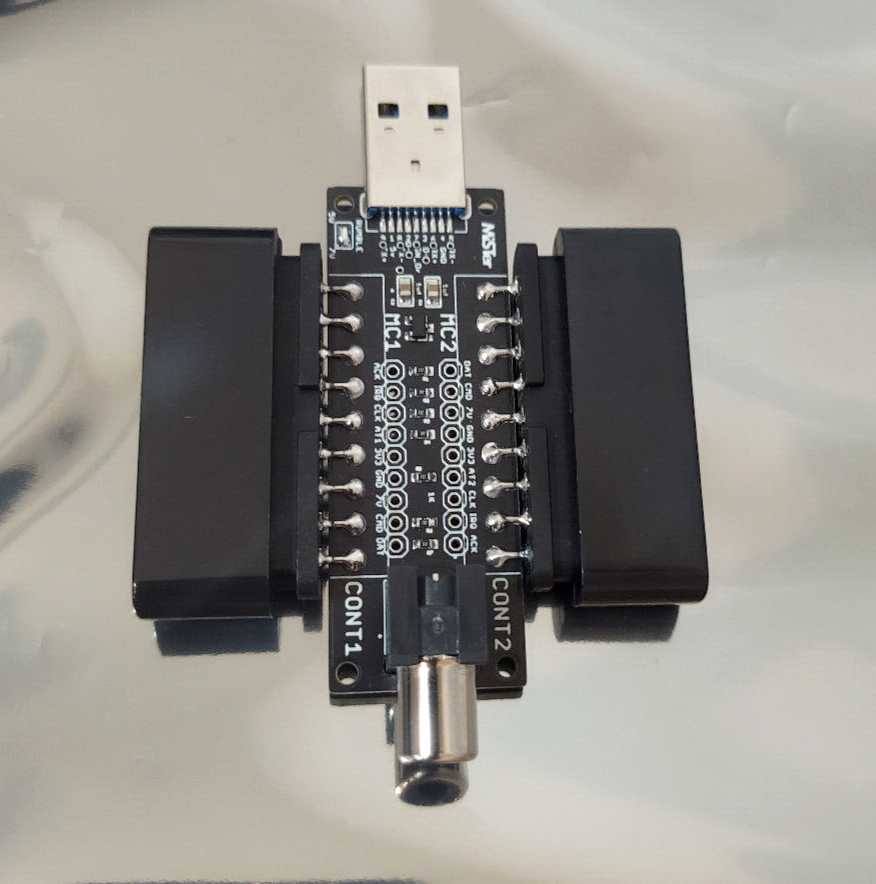 MiSTer FPGA SNAC Playstation 1 PSX Controller Adapter w/ Case