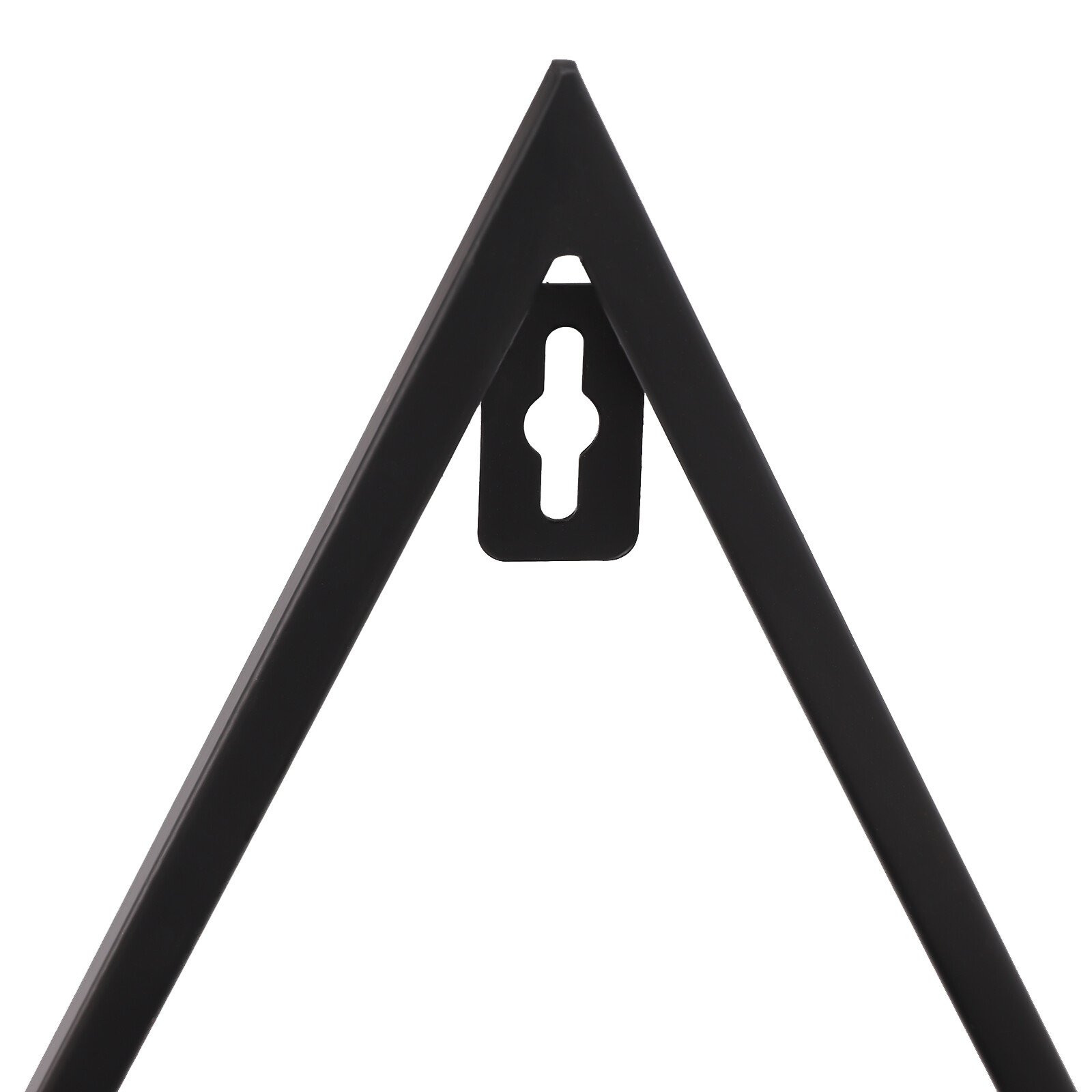 Black 5 Tiers Wall-Mount Metal Nail Polish Display Racks Floating Perfume Racks