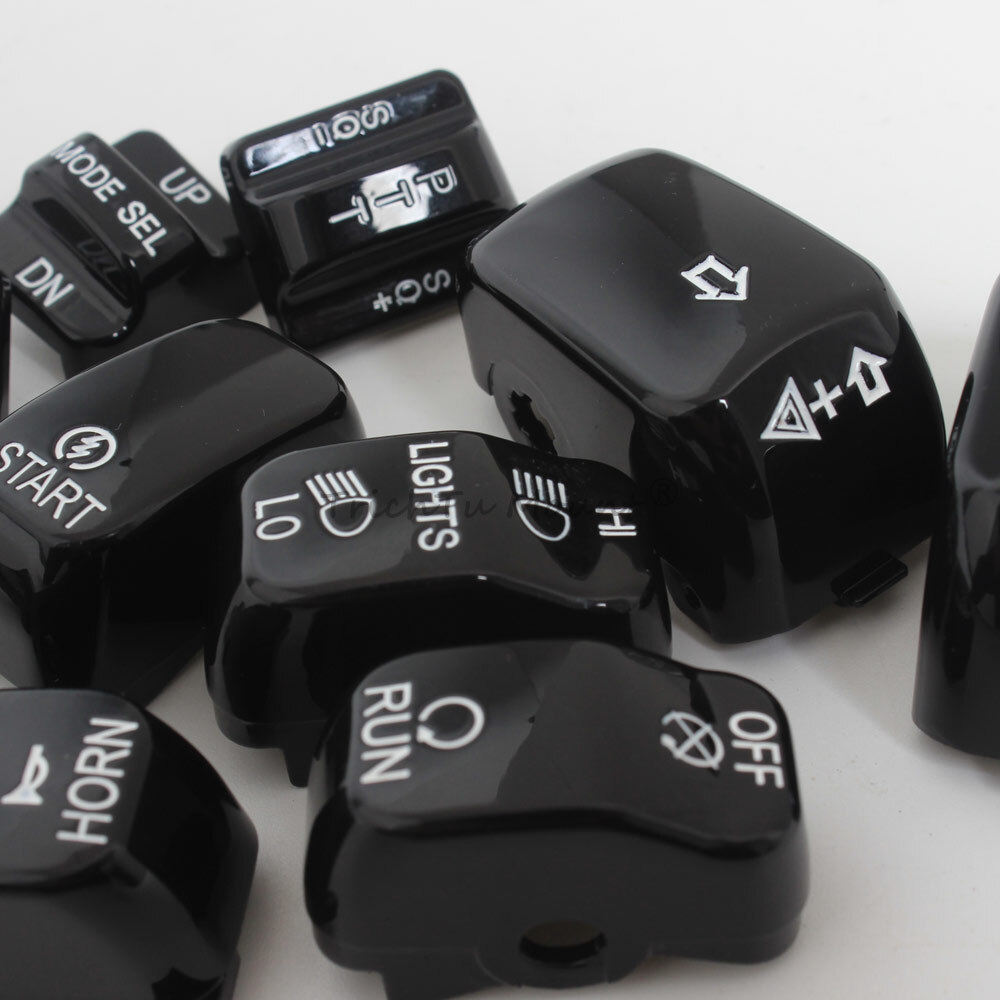 Hand Control Switch Housing Button Caps For Harley Street Electra Glide 96-13