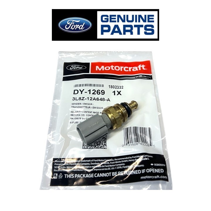 (1) New OEM Motorcraft Engine Coolant Temperature Sensor DY1269 3L8Z12A648A