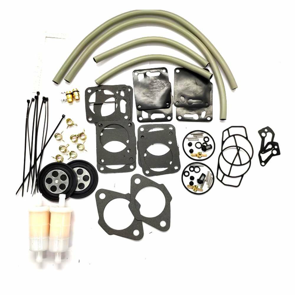 Polaris Dual Twin Carb Carburetor Rebuild Kit 700 SLT SL SLH SLTH