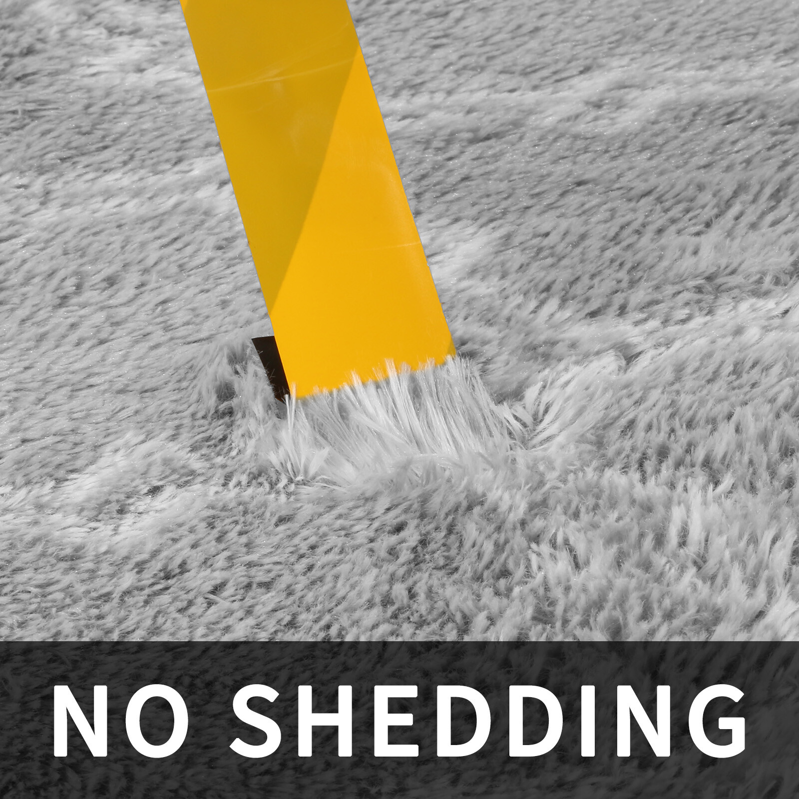 Large Size Shaggy Fluffy Area Rugs Carpets for Living room Bedroom Grey Lantern