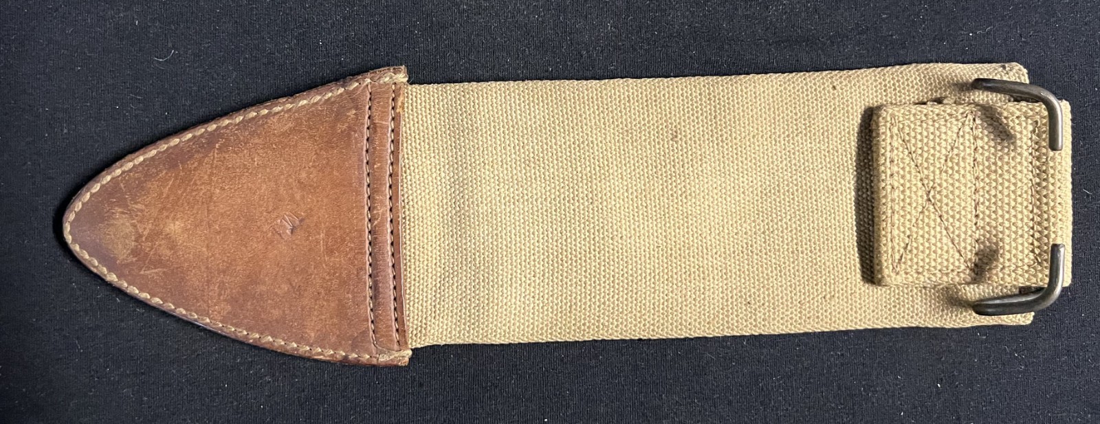 WWI US M1910 M1917 Bolo Fighting Knife Canvas Scabbard #4