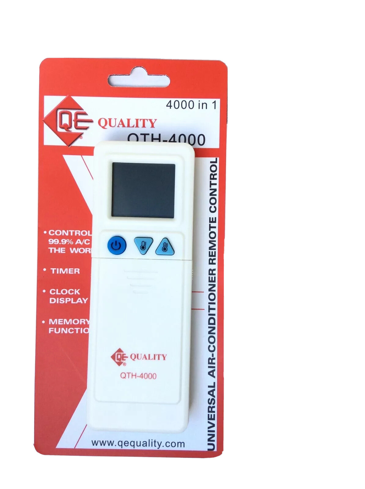 QTH-4000 Mini Split Universal Remote Control,4000 Codes, Controls 99.9% AC
