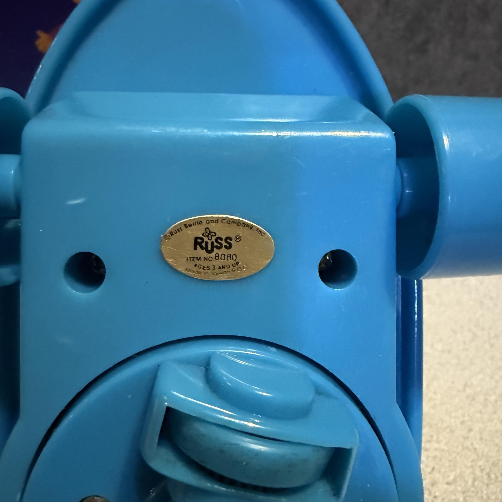 Vintage Russ Berrie Turn 'N Twist Battery Operated Skateboarding Troll 8080