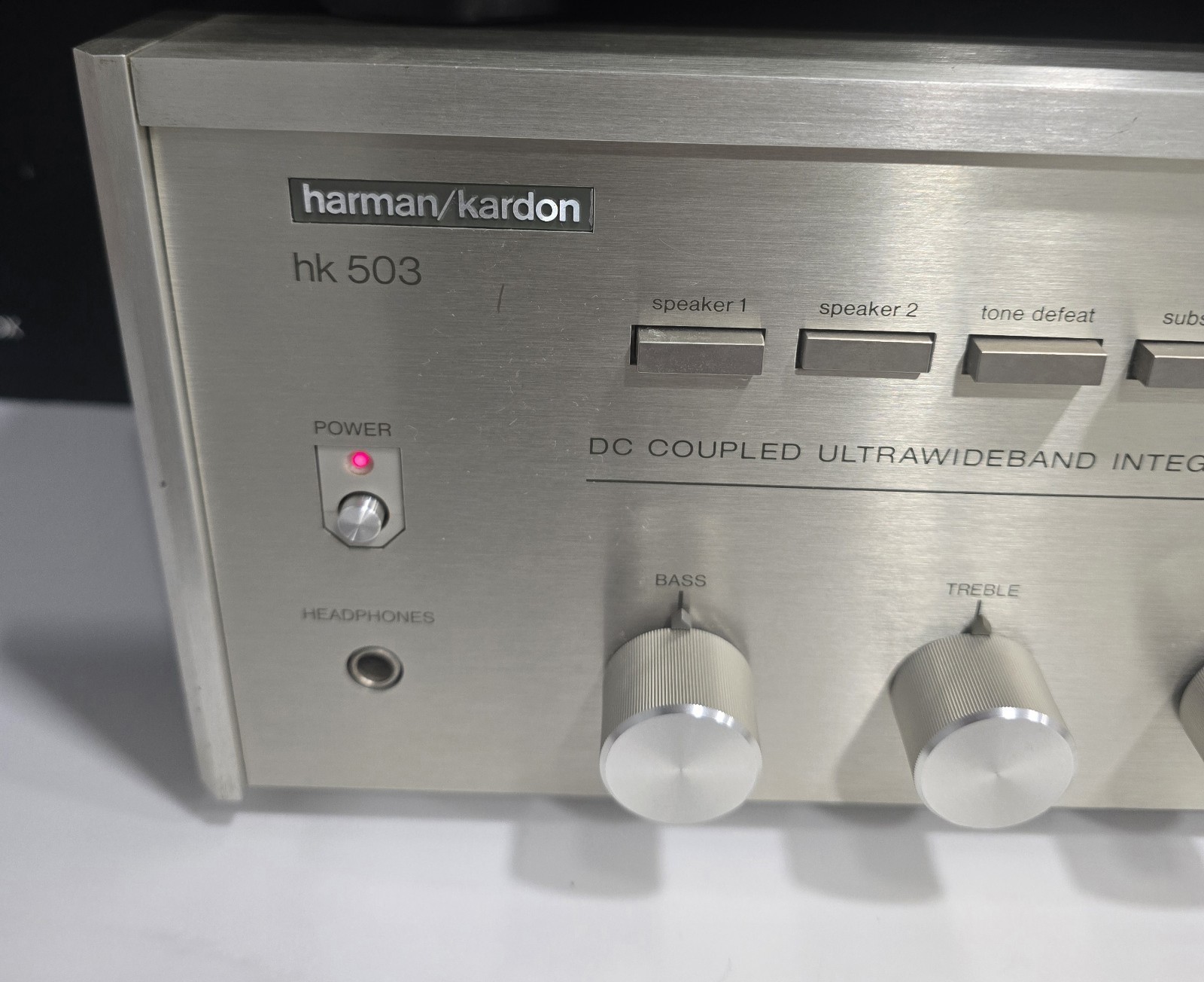 🔥 1978 Harmon Kardon Silver Face HK 503 DC Coupled Integrated Amp TESTED 🔥