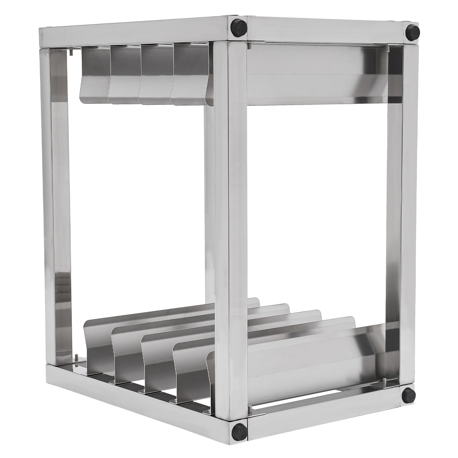 6 tire End Load Half Height Bakery Bun Dough Baking Sheet Pan Rack Commercial