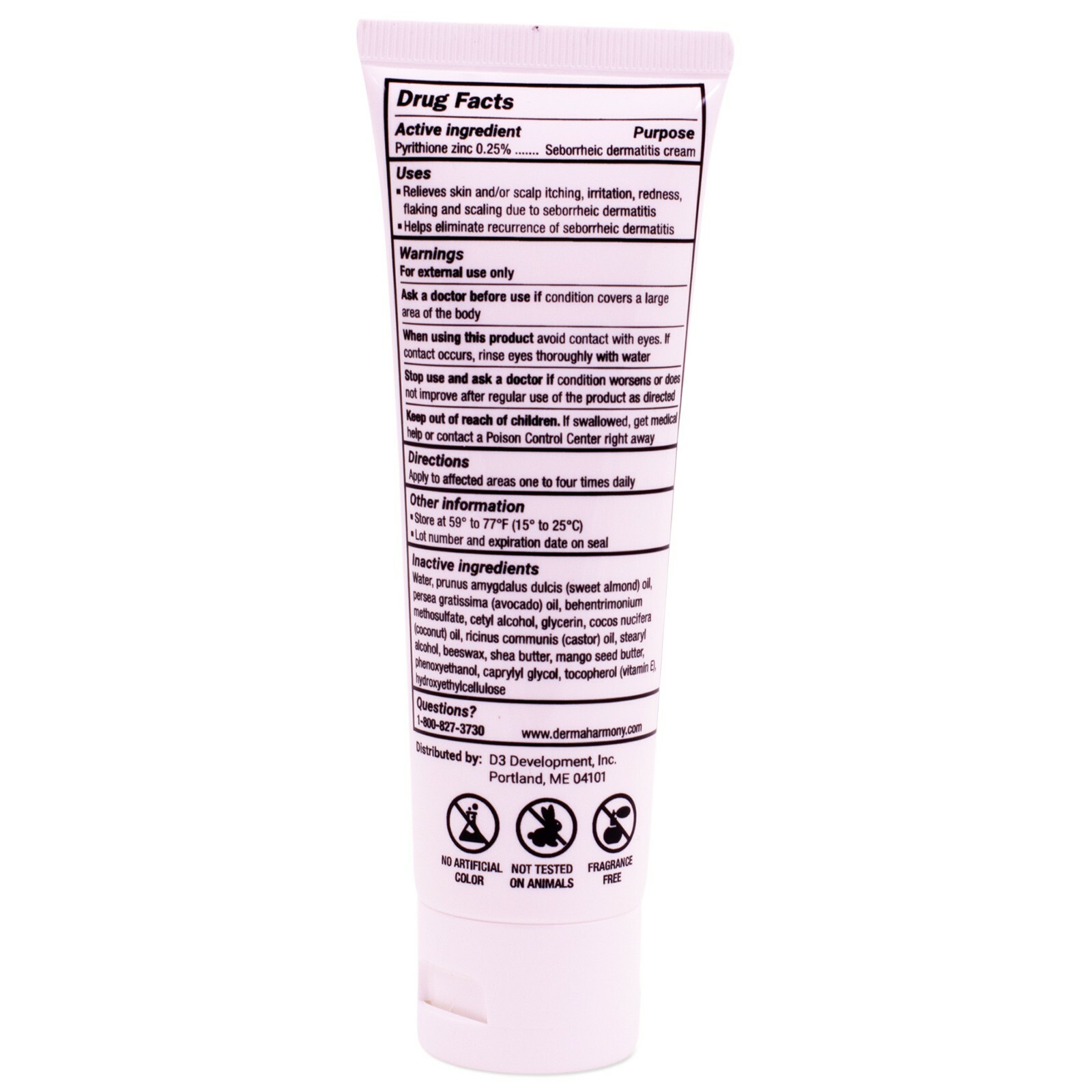 Seborrheic Dermatitis Cream - 3 Fl Oz