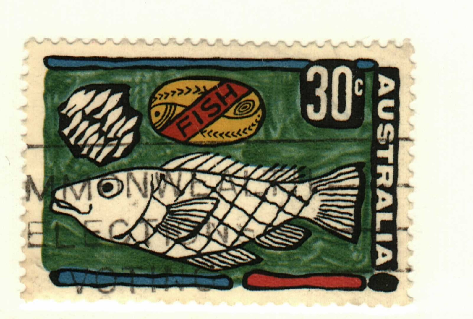 Australia #521 used fish