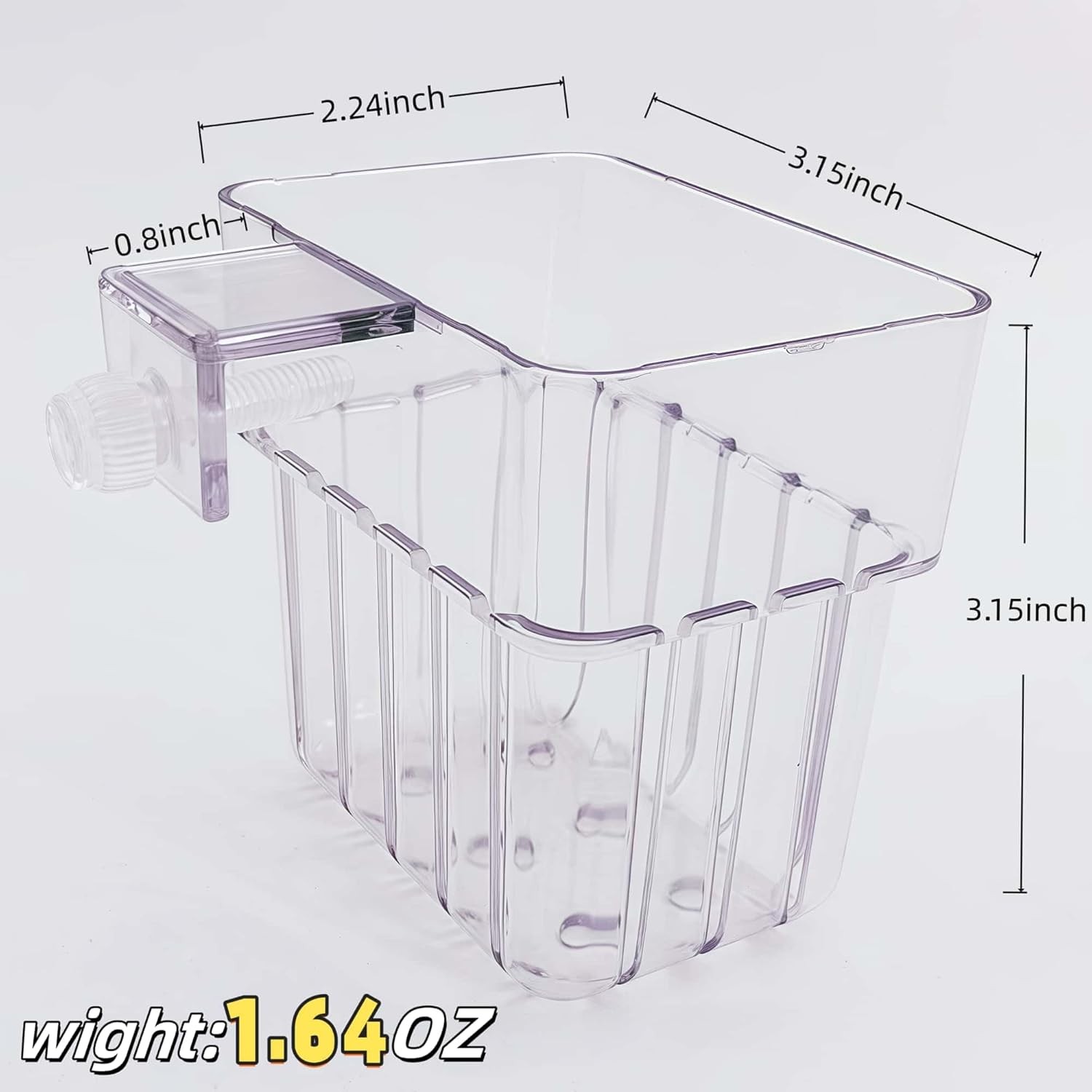 2 Pack Clear Aquarium Plant Holder Top Hanging Fish Tank Plant Holders Fits up t
