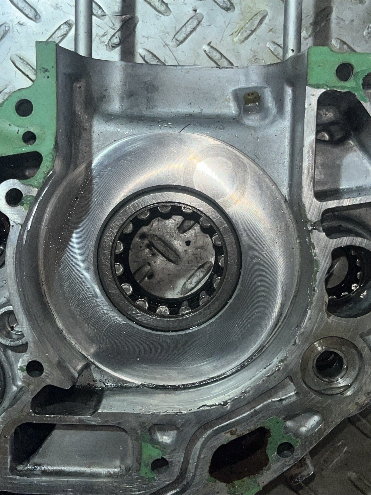 08-09 HONDA CRF250R CRF 250R OEM Left RIGHT CRANK CASE CRANKCASE Engine DAMAGED