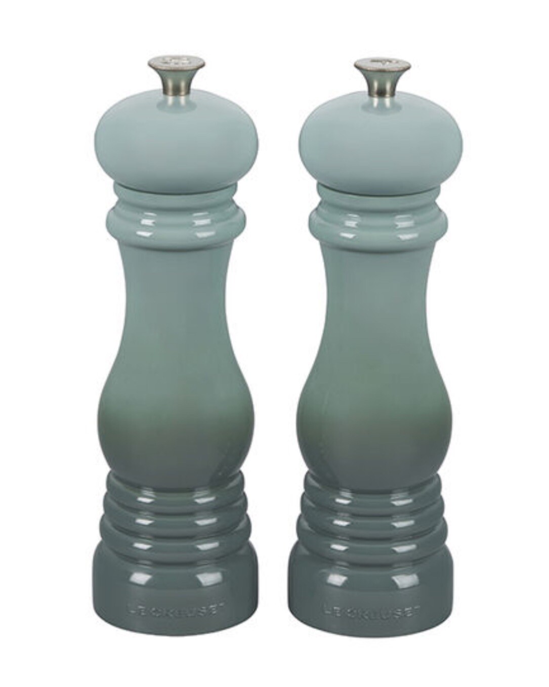 Salt & Pepper Mills in Sea Salt, New, By: Le Creuset