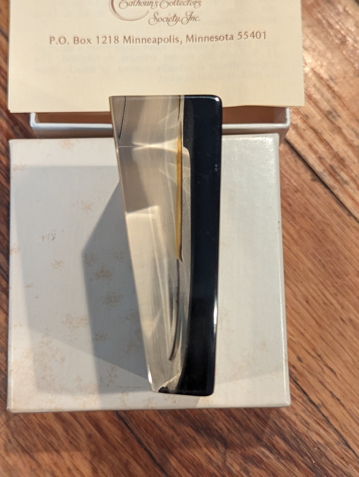 STAFFA SCOTLAND 1974 CHRISTMAS COMMEMORATIVE STAMP 23K GOLD Lucite Encased!!!!