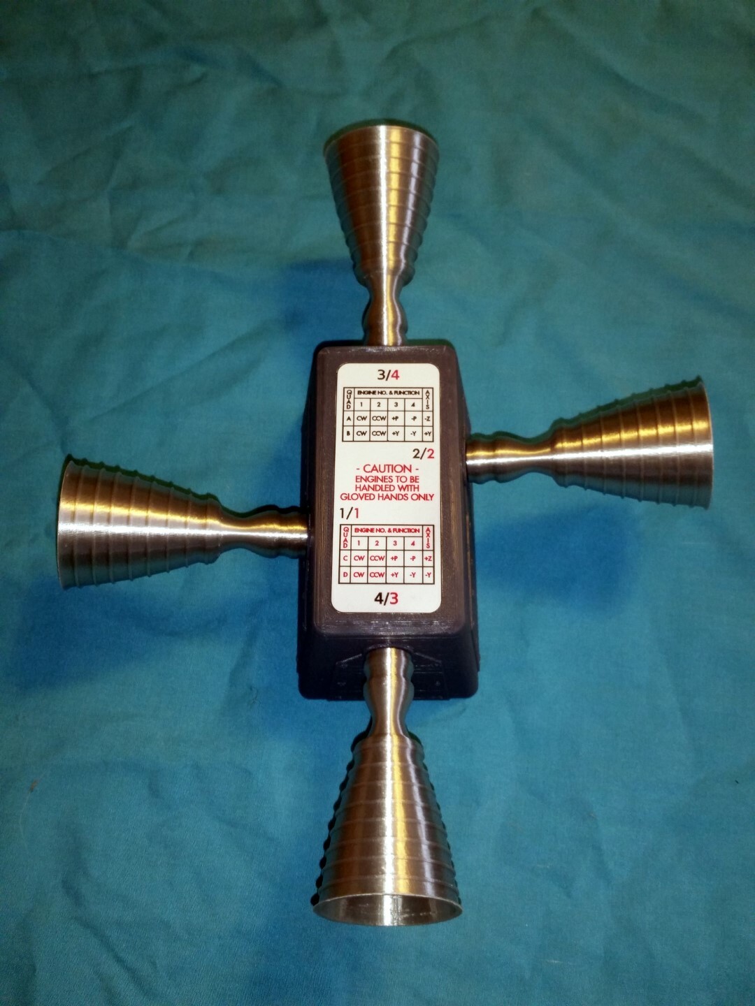 Apollo Quad Thruster RCS Model Kit 1/4 Scale