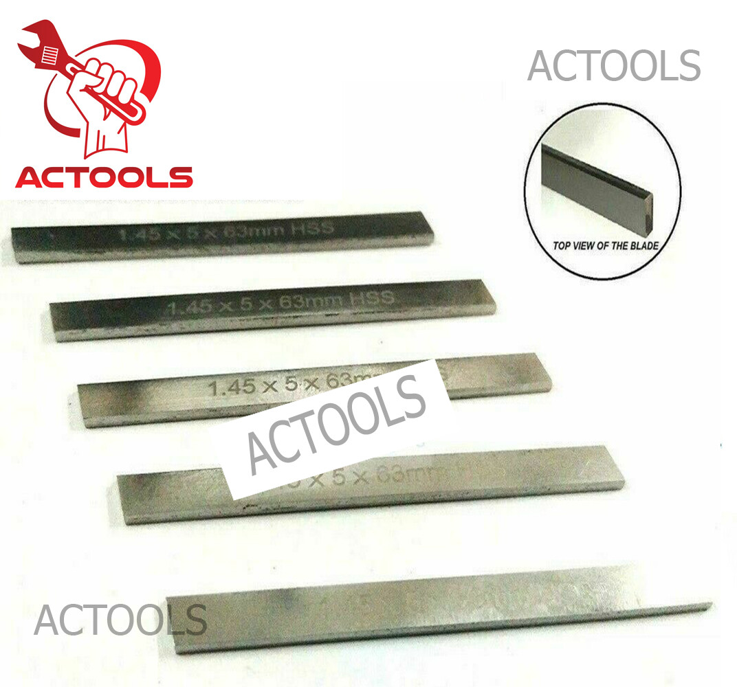 Small Mini Lathe Cut Off Parting Tool Holder 10mm With 6 Pcs M2 HSS Blade Of 5mm