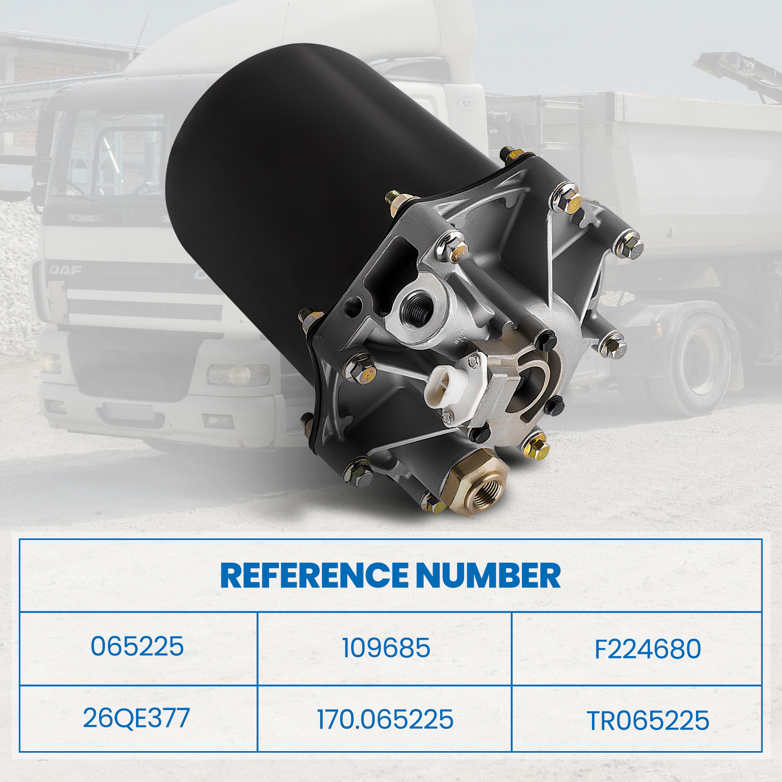 Air Dryer Assembly -12 Volt- Style for Bendix 065225 109685 for BW for benz 1.8L