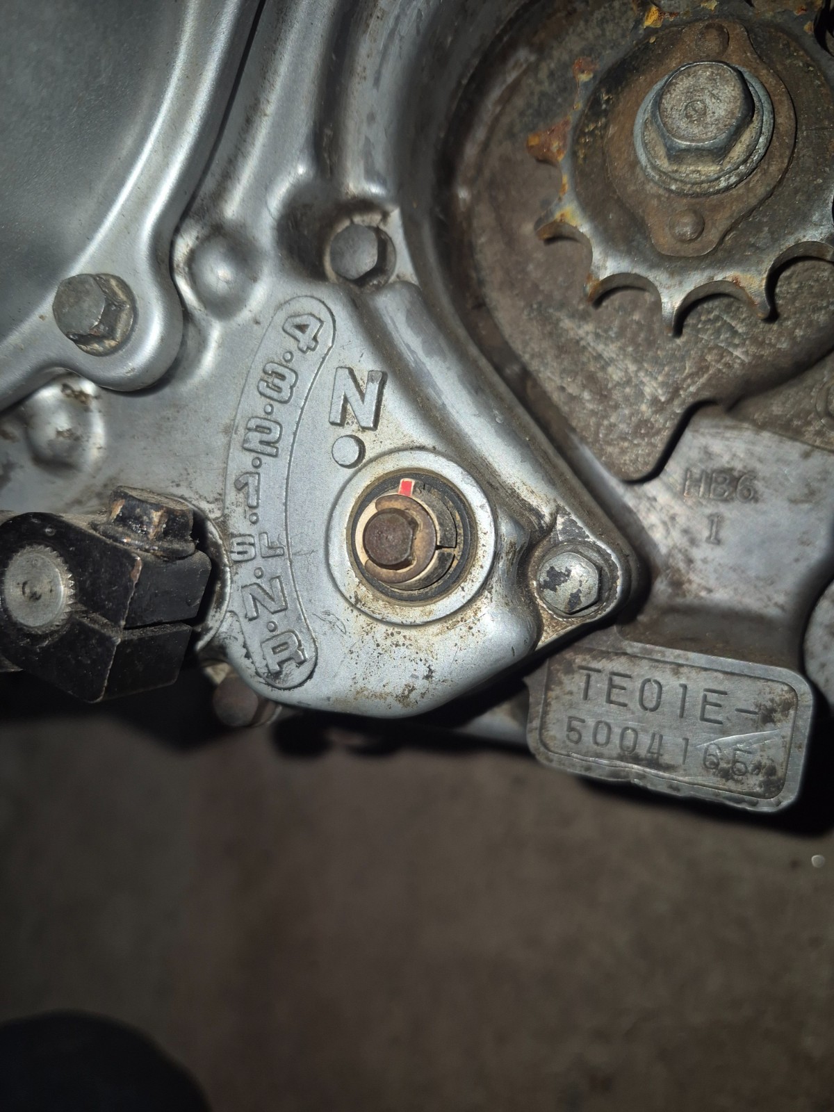 1987 Honda TRX125 Fourtrax Complete Engine TE01E-5004165