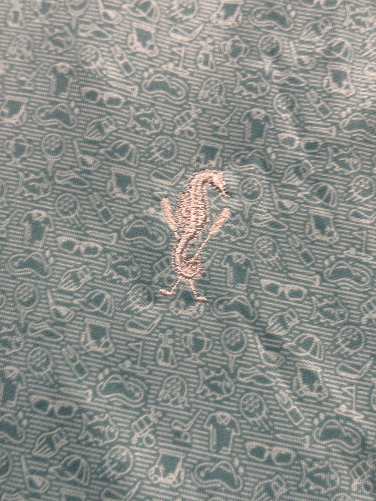 Southern Tide Men's Polo Shirt Ocean Aqua Size L New with Tags