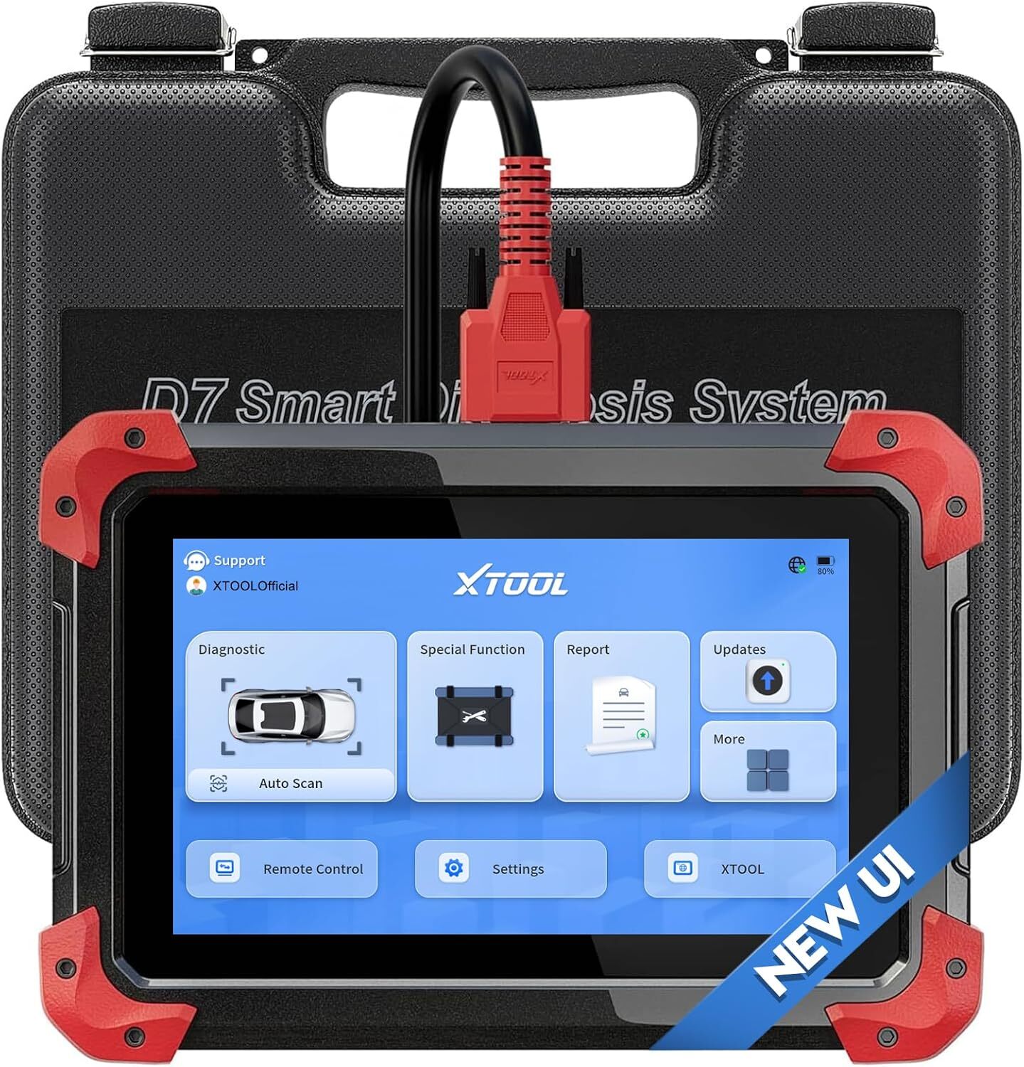 NEWEST XTOOL D7 V2.0 FCA Scanner Auto Diagnostic Tool Bidirectional E.CU Coding
