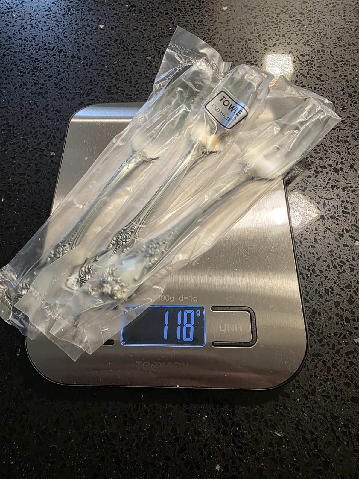 Brand New! Old Master by Towle 925 Sterling Silver 3 Salad Forks