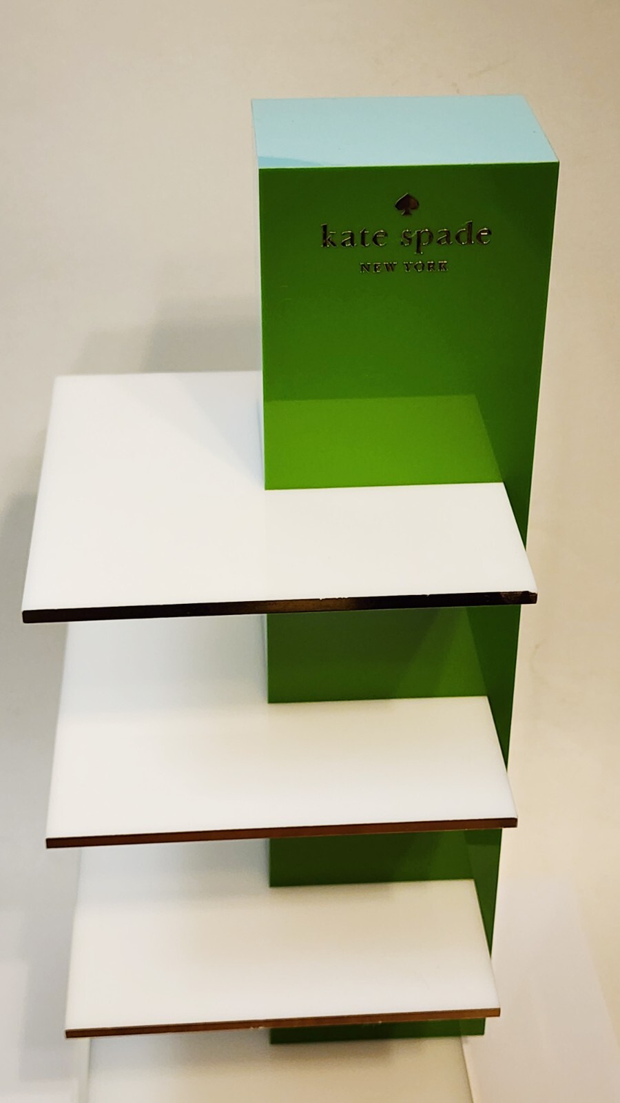 RARE! Safilo KATE SPADE Sunglasses (3) Shelved Platform Display Stand (16" Tall)