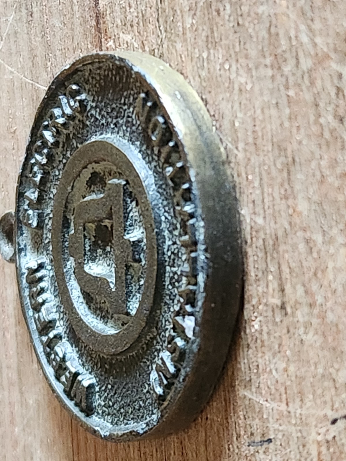 Western Electric Installation Medal FOB Pendant Employee Award Rough Vintage