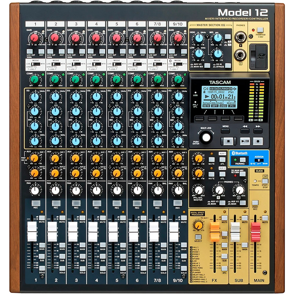 Tascam Model 12 All-in-one Production Mixer