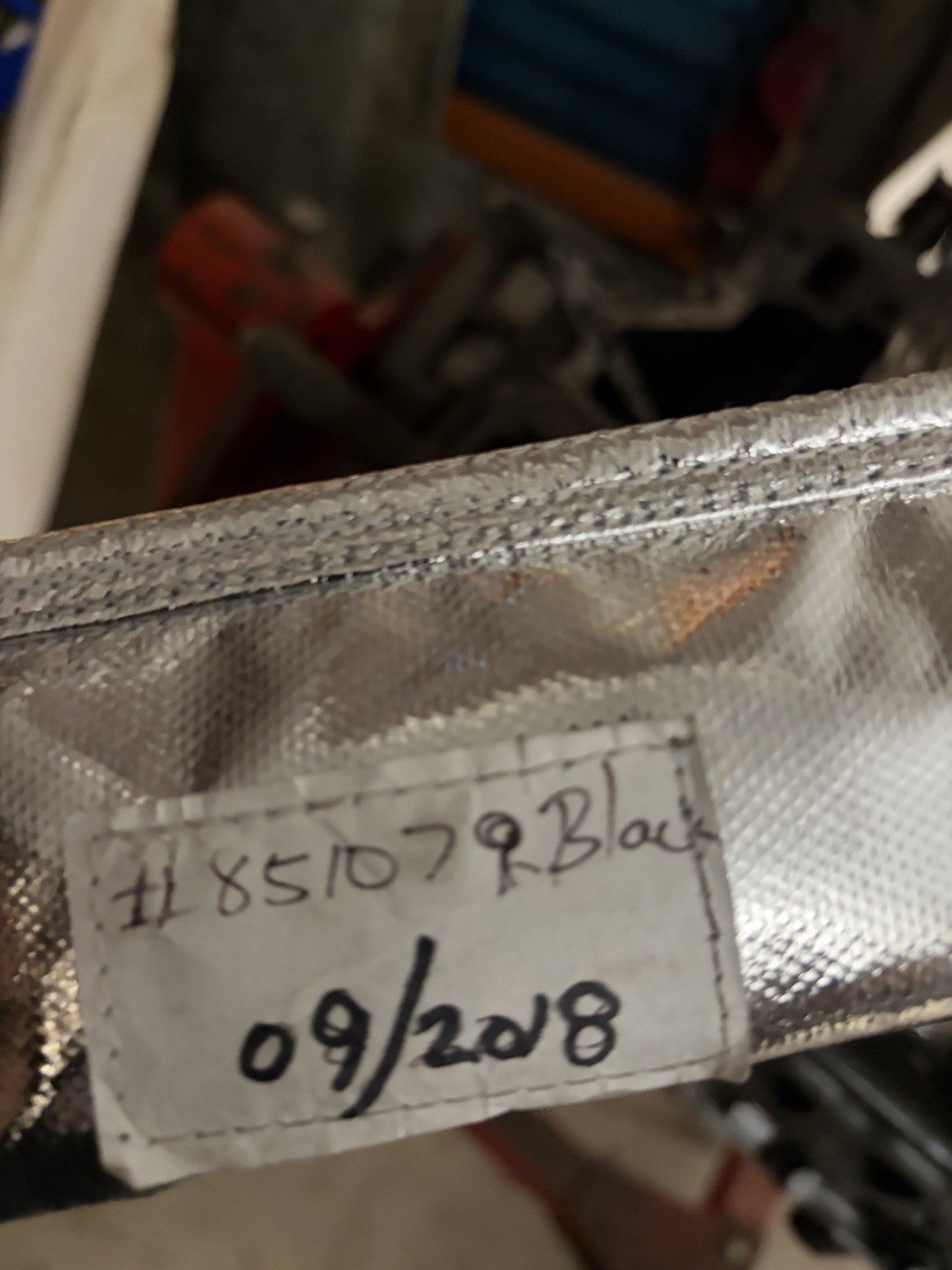 new DJ Safety 12' parachute black hemi nitro alky funny car top fuel Mooneyham