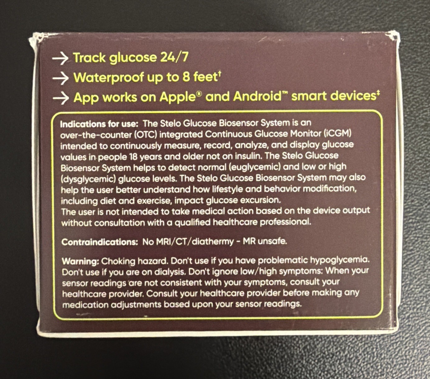 Dexcom Stelo Glucose biosensor kit (1) Exp. 10/31/2026. See pictures