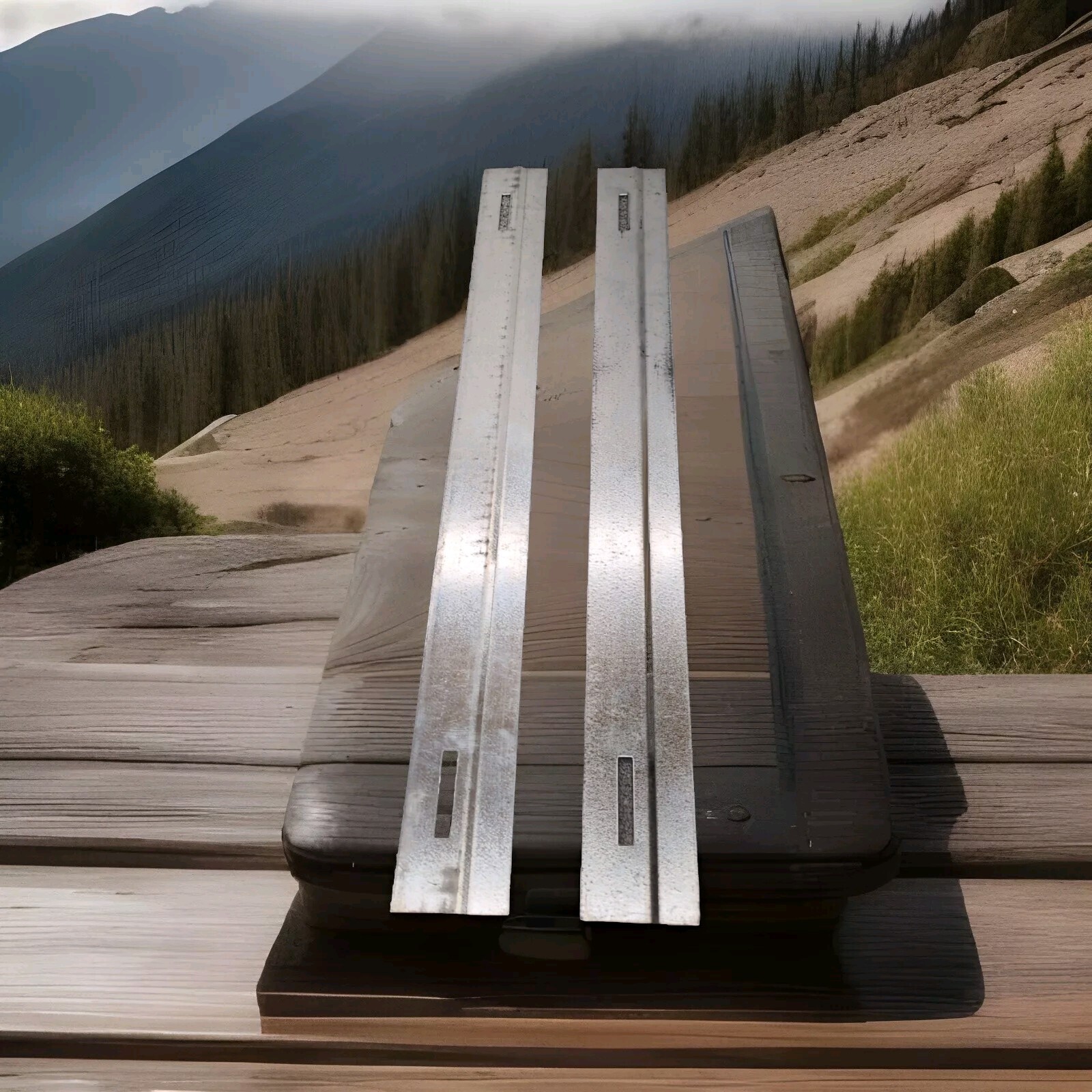 2 Advance Tabco K-397 Wall Clips Bracket for Turned Down Backsplashes TA-93 20"