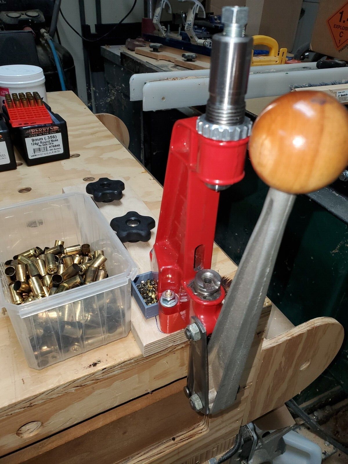 Lee Single Stage Press Reloader Primer Catcher and NEW Spent Primer Bridge combo