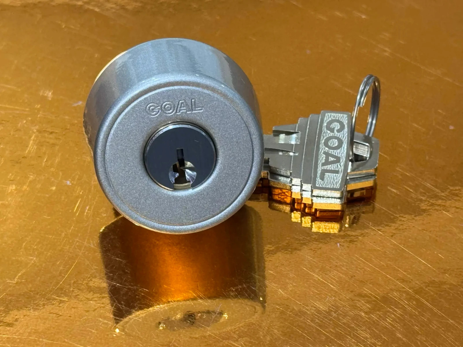 Goal P Lock Cylinder for locksport collectors