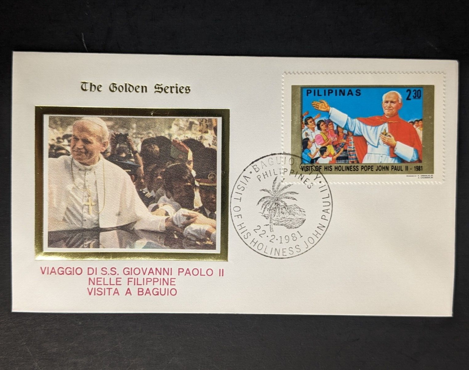 Pope John Paul II, The Golden Series Guam, Japan, Pakistan, AK, 16 Covers Plus
