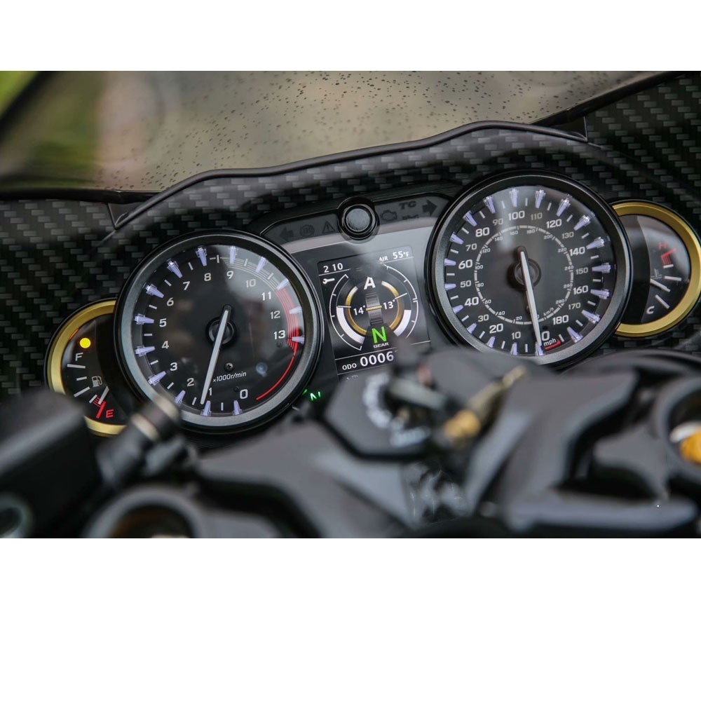 Carbon Look Instrument Dash Gauge Meter Cover For GSXR 1300 GSX-R 2021-2025